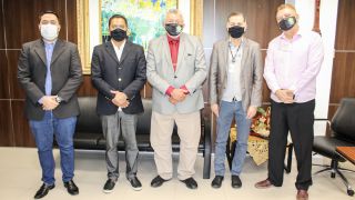 Nilmar Oliveira assume Aadesam e tem primeiro compromisso oficial no TRE-AM