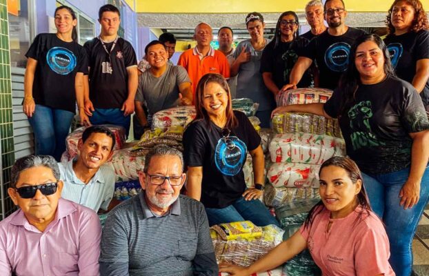 Aadesam realiza entrega de alimentos para instituições assistenciais em Manaus