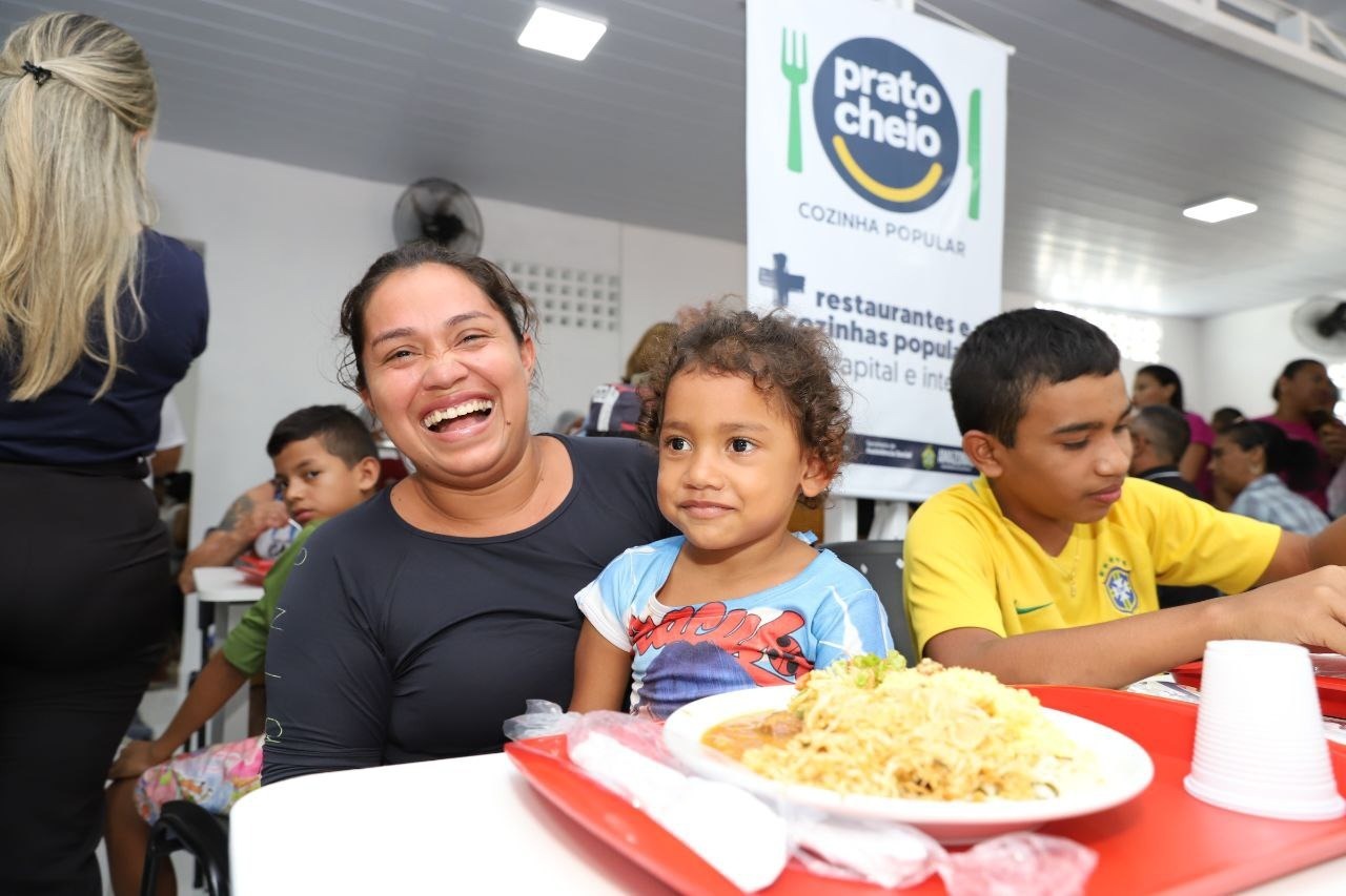 Prato Cheio ultrapassa a marca de 2 milhões de refeições servidas no Amazonas no 1º semestre de 2025
