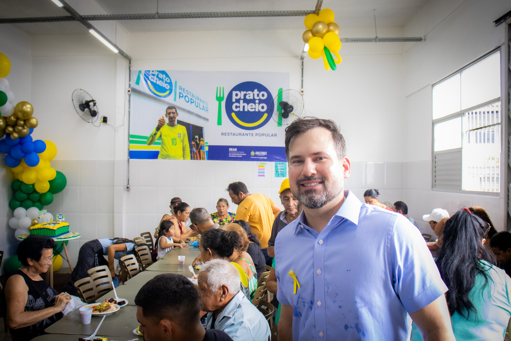 Governo do Amazonas reinaugura Restaurante Popular Prato Cheio no bairro Novo Israel